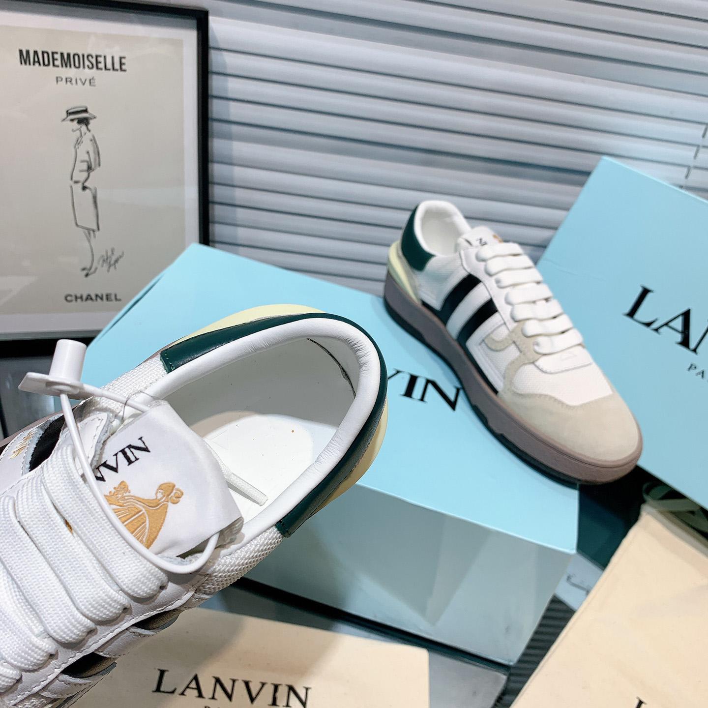 Lanvin Clay Low-Top Sneakers - DopestKickz