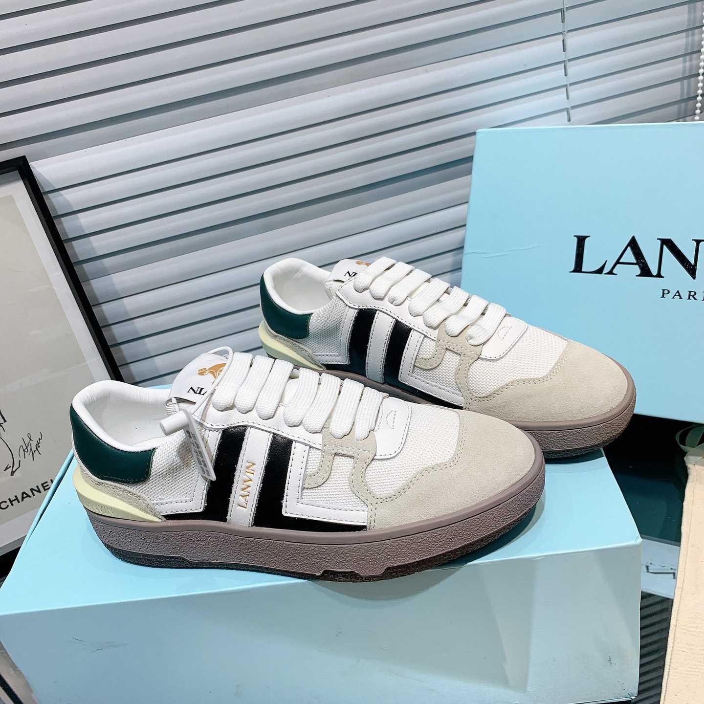 Lanvin Clay Low-Top Sneakers - DopestKickz