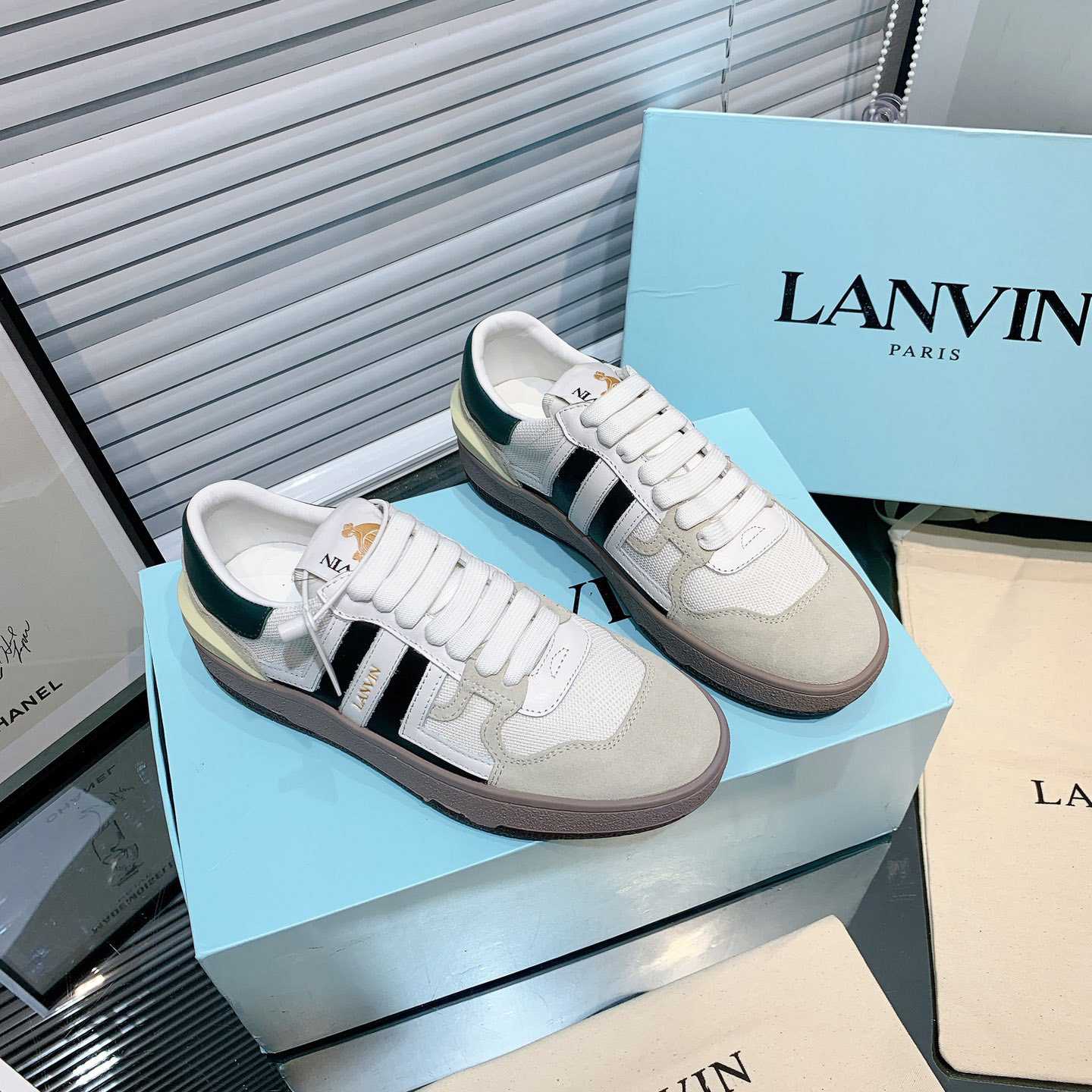 Lanvin Clay Low-Top Sneakers - DopestKickz