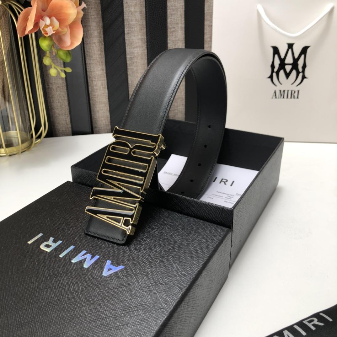 Amiri Enamel Buckle Belt - DopestKickz