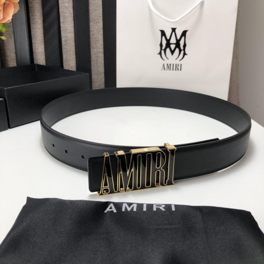 Amiri Enamel Buckle Belt - DopestKickz