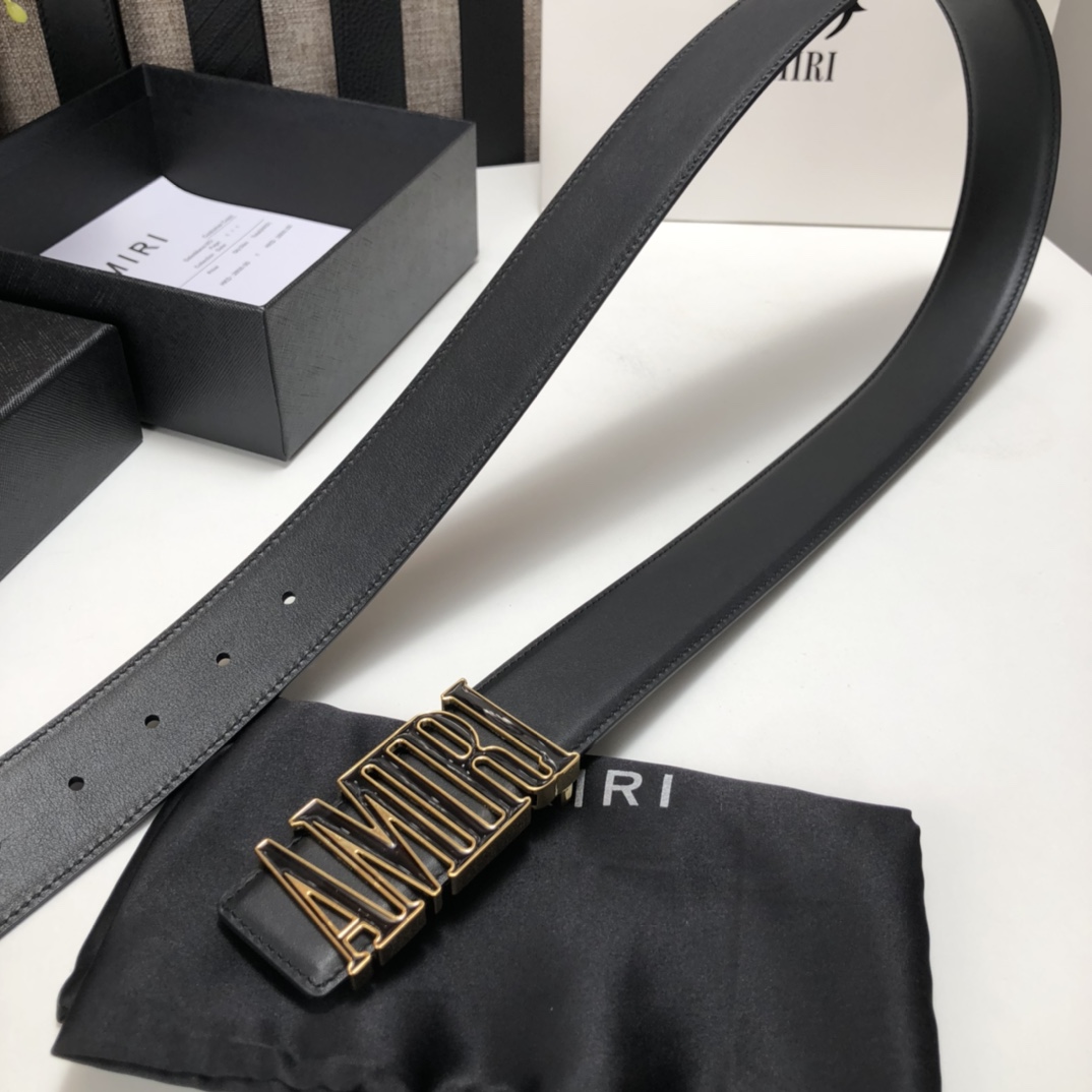 Amiri Enamel Buckle Belt - DopestKickz