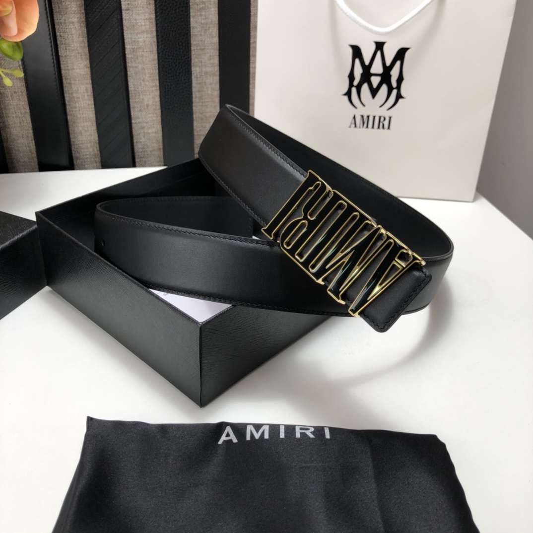 Amiri Enamel Buckle Belt - DopestKickz