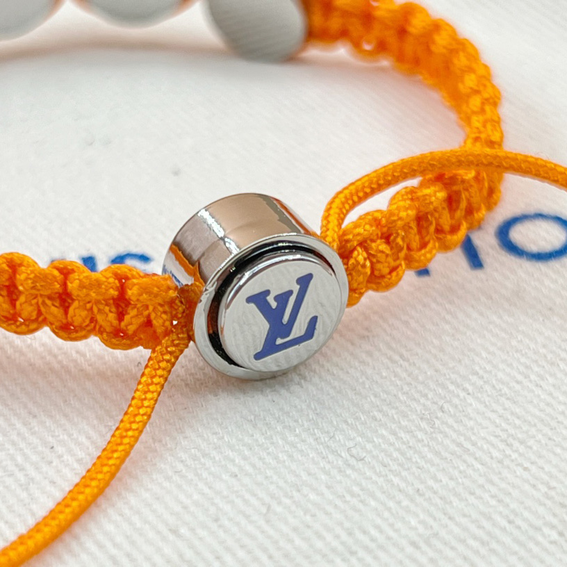 Louis Vuitton Monogram Colors Braided Bracelet   M1087A - DopestKickz