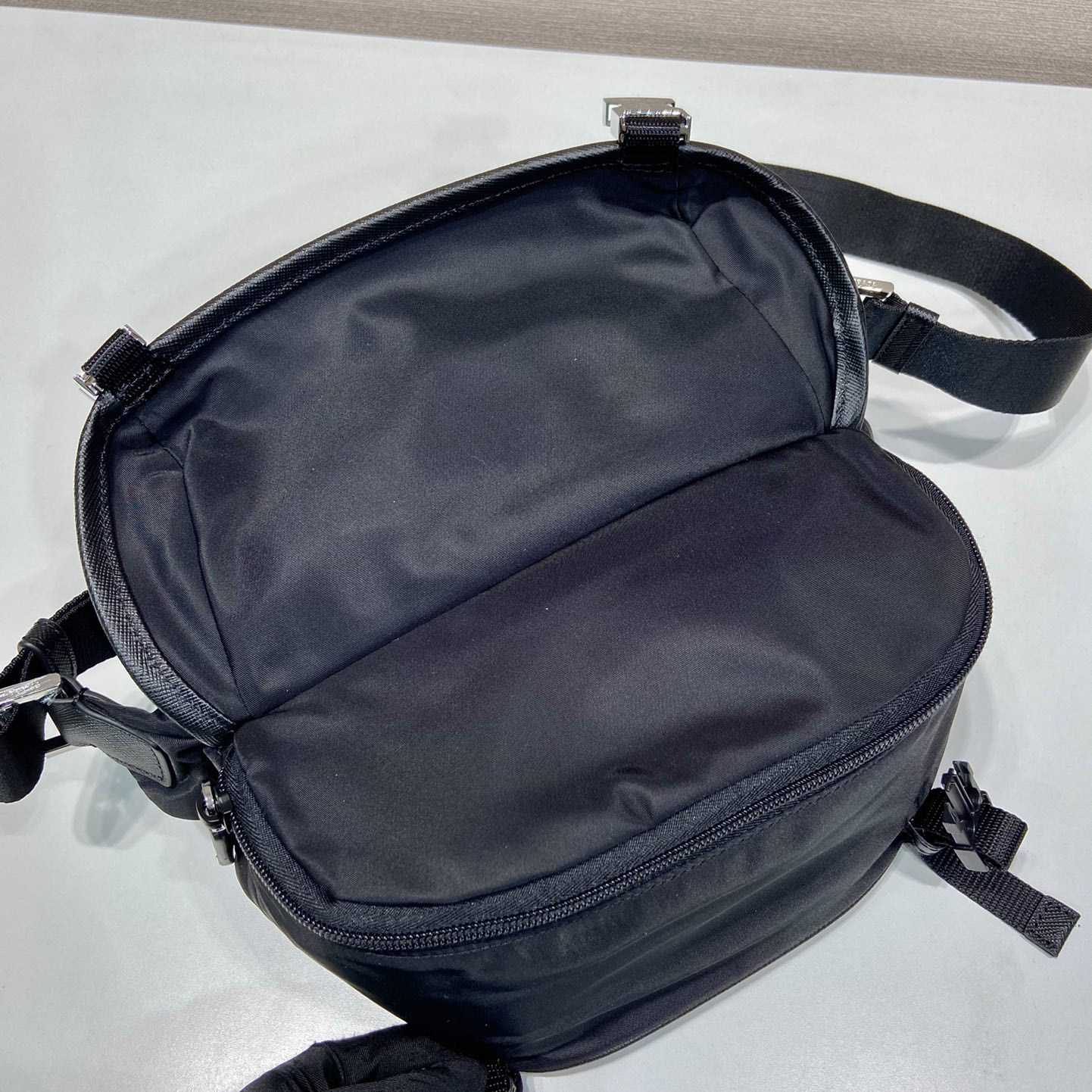 Prada Re-Nylon And Saffiano Leather Shoulder Bag - DopestKickz