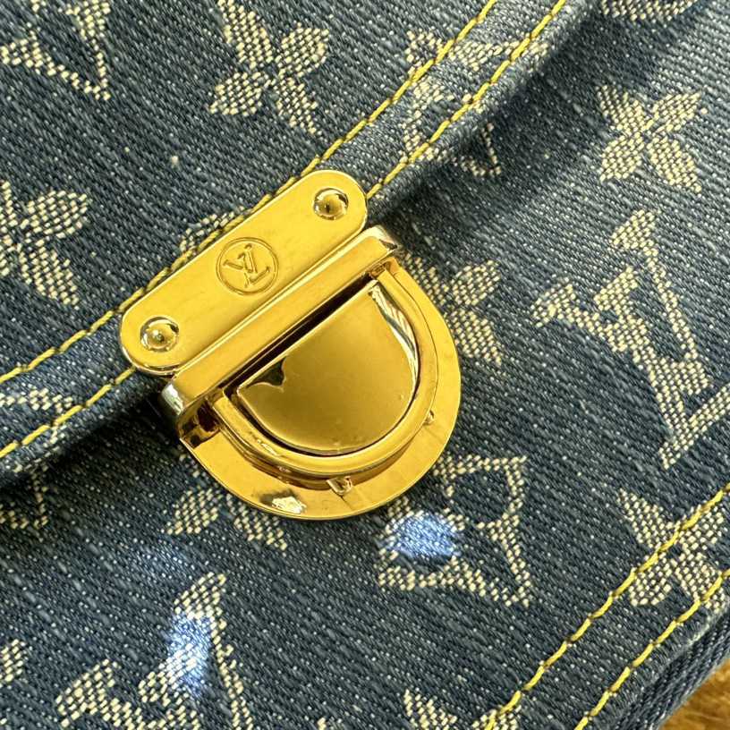 Louis Vuitton Blue Monogram Denim Bumbag   M95347 - DopestKickz