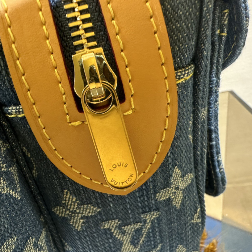 Louis Vuitton Blue Monogram Denim Bumbag   M95347 - DopestKickz
