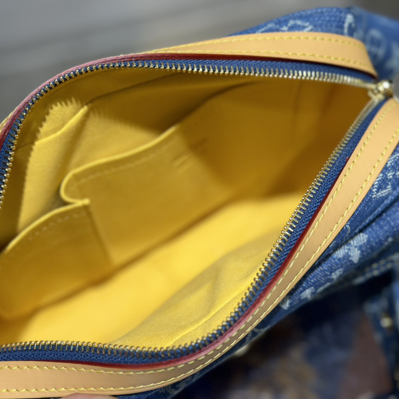 Louis Vuitton Blue Monogram Denim Bumbag   M95347 - DopestKickz