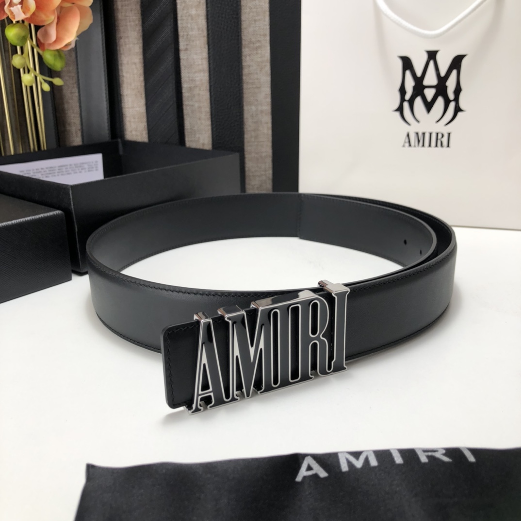 Amiri Enamel Buckle Belt - DopestKickz