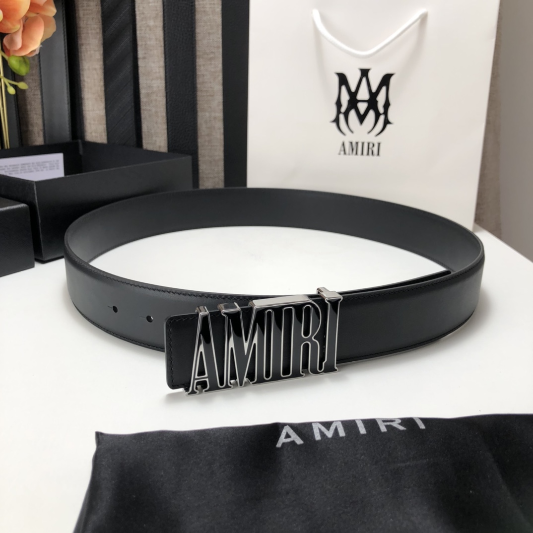 Amiri Enamel Buckle Belt - DopestKickz