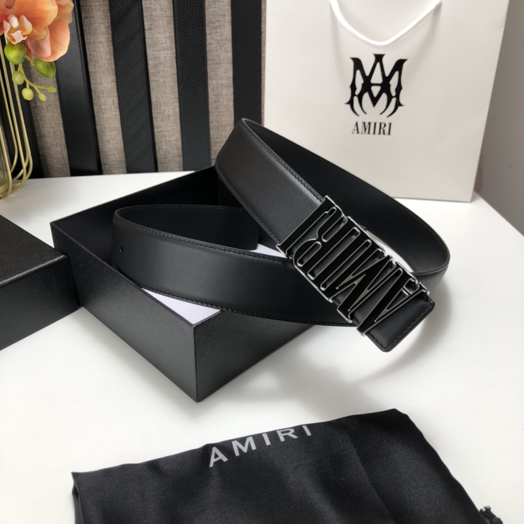 Amiri Enamel Buckle Belt - DopestKickz