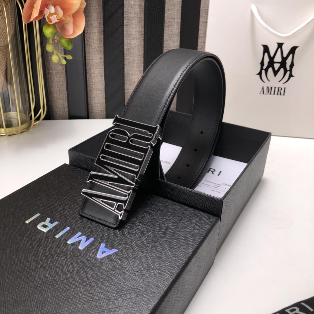 Amiri Enamel Buckle Belt - DopestKickz