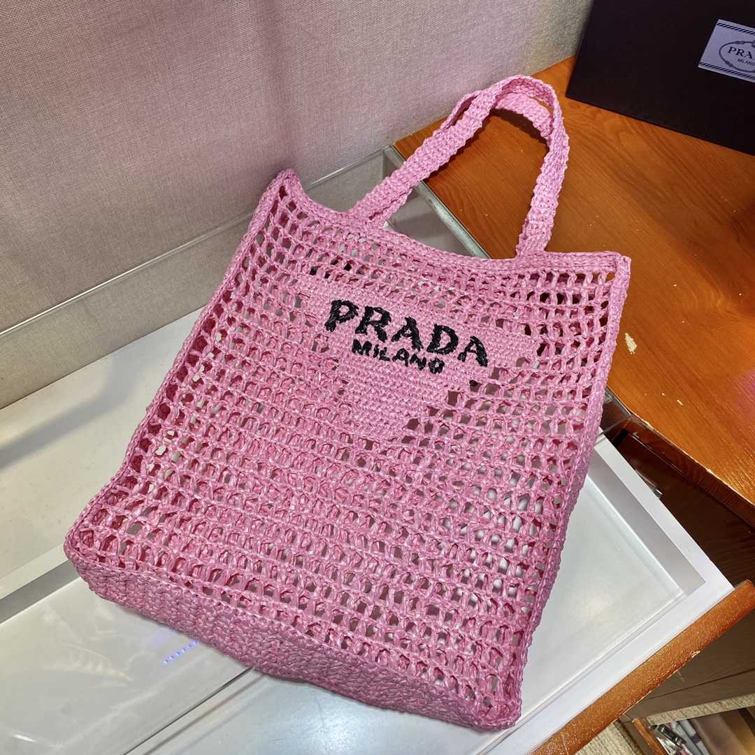Prada Crochet Tote Bag - DopestKickz