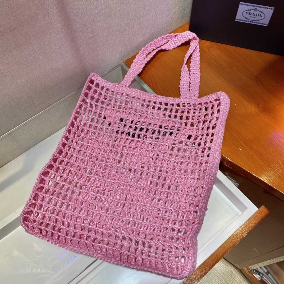 Prada Crochet Tote Bag - DopestKickz