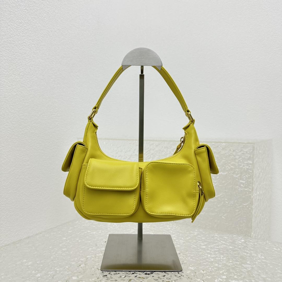 Miu Miu Nappa Leather Pocket Bag - DopestKickz