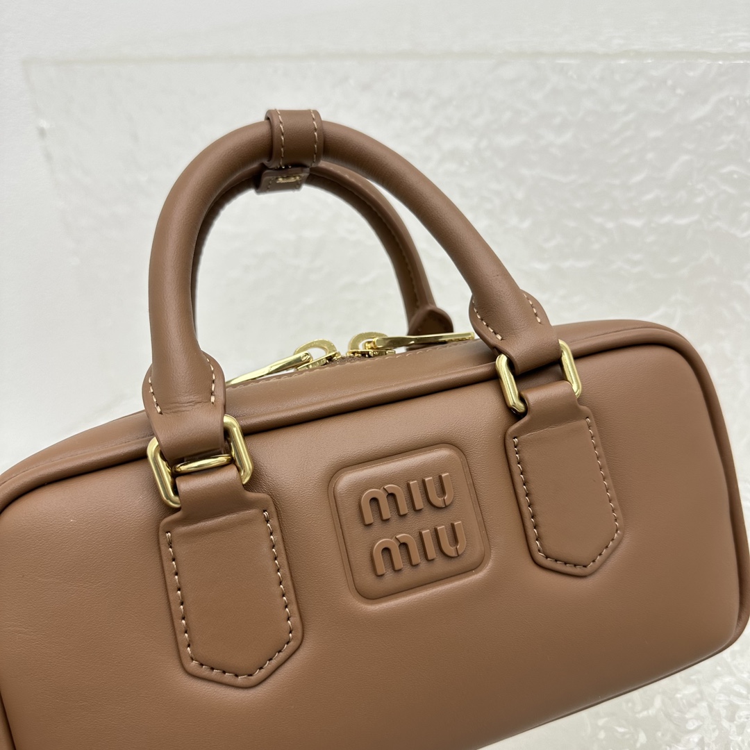Miu Miu Arcadie Leather Bag - DopestKickz