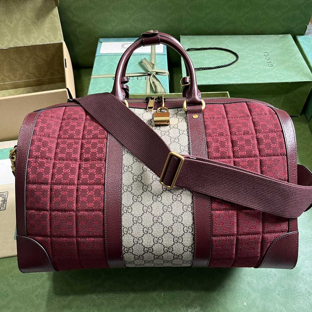 Gucci Mini GG Canvas Small Duffle Bag (44x 28.5x 24.5cm) - DopestKickz