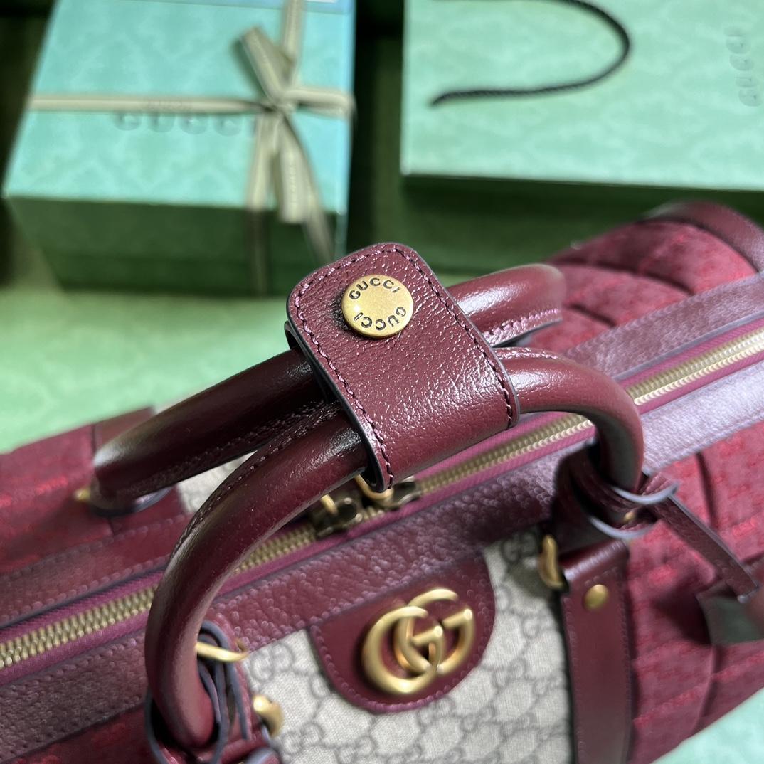 Gucci Mini GG Canvas Small Duffle Bag (44x 28.5x 24.5cm) - DopestKickz