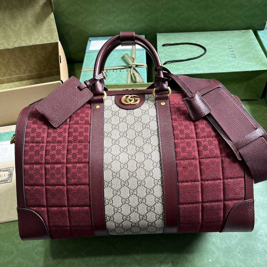 Gucci Mini GG Canvas Small Duffle Bag (44x 28.5x 24.5cm) - DopestKickz