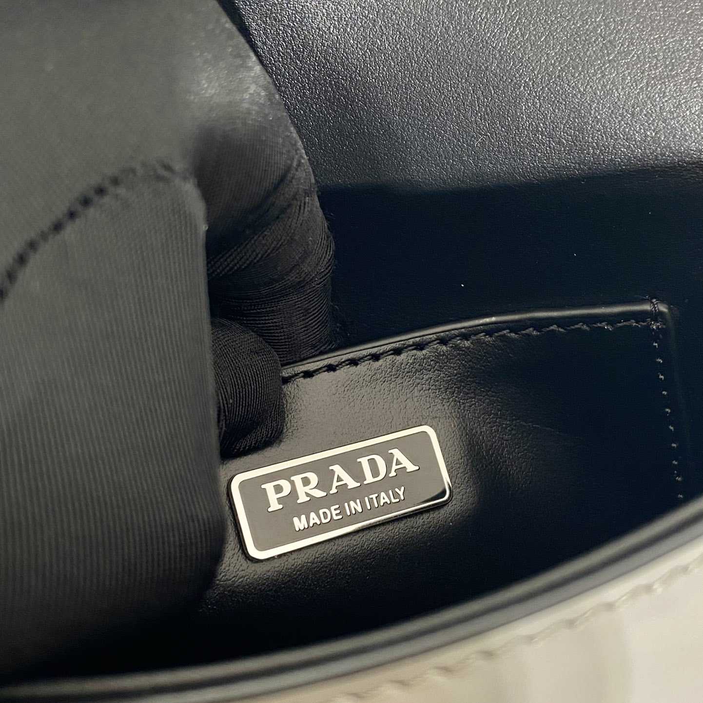 Prada Brushed Leather Mini-bag With Shoulder Strap - DopestKickz