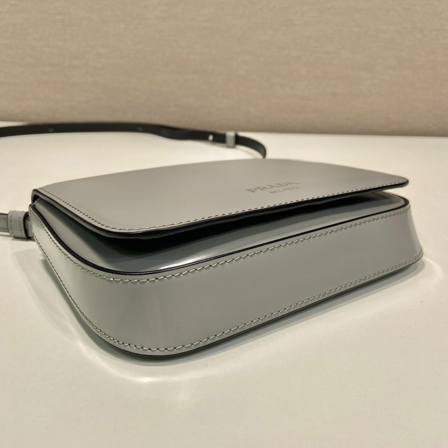 Prada Brushed Leather Mini-bag With Shoulder Strap - DopestKickz