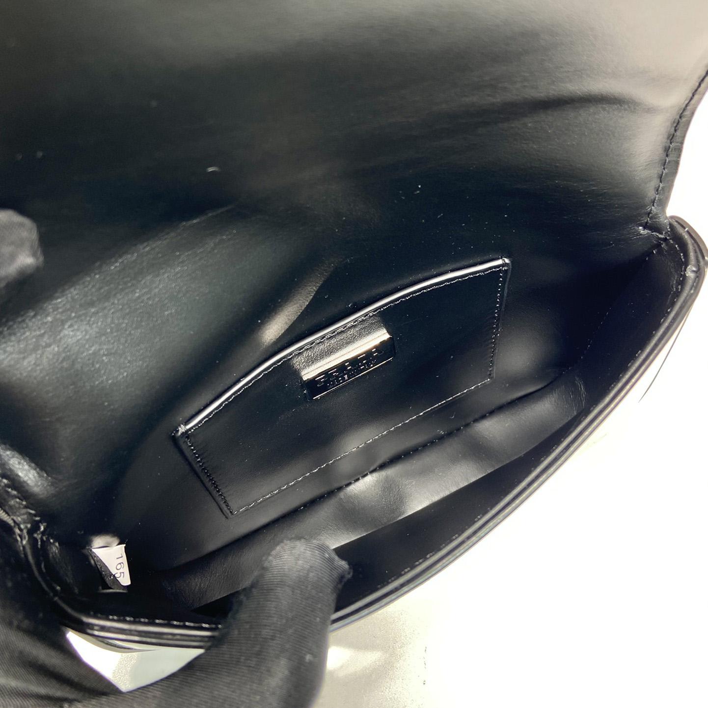 Prada Brushed Leather Mini-bag With Shoulder Strap - DopestKickz