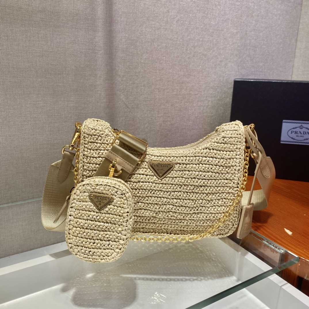 Prada Raffia Bag - DopestKickz