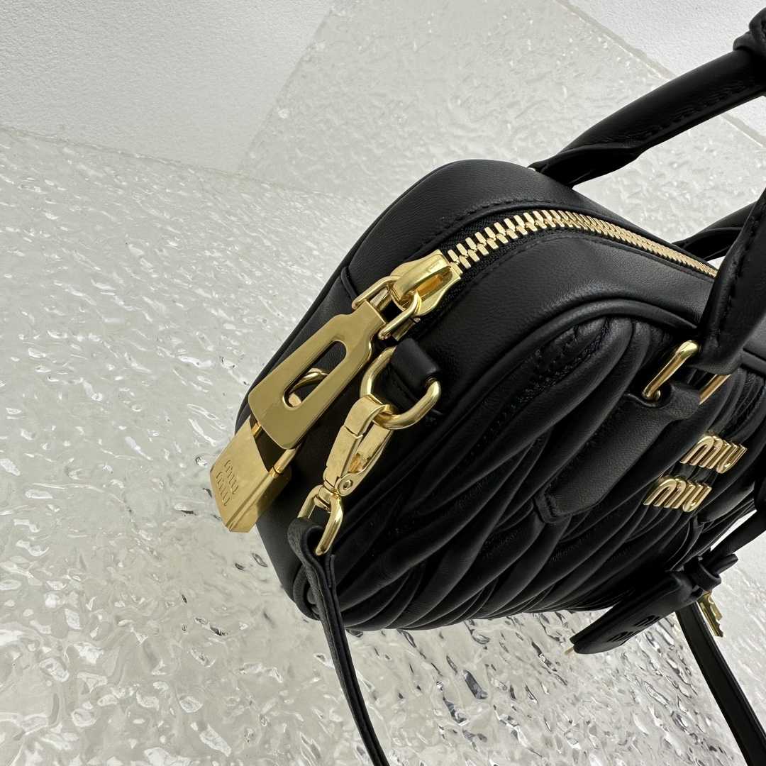 Miu Miu Matelassé Nappa Leather Top-handle Bag - DopestKickz