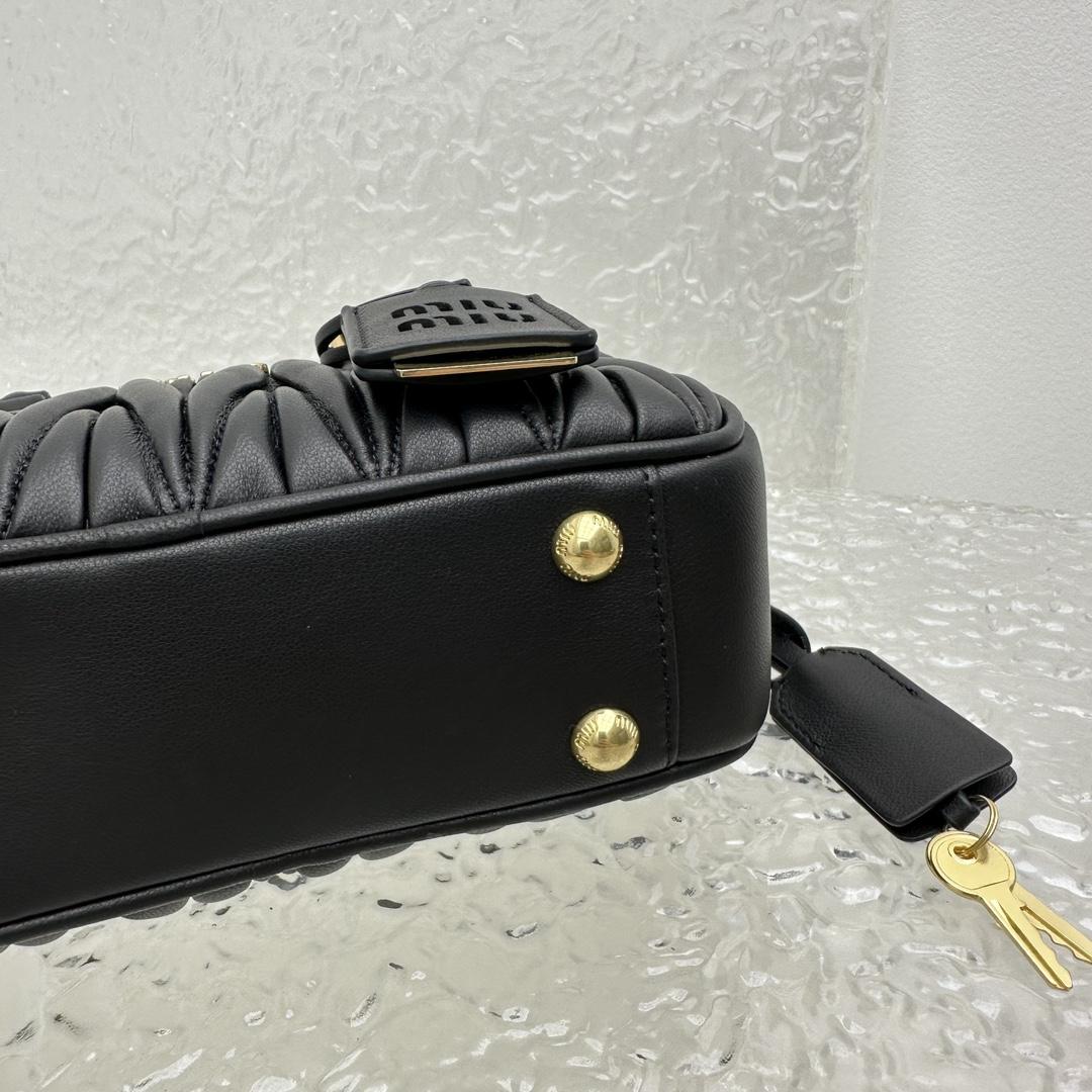 Miu Miu Matelassé Nappa Leather Top-handle Bag - DopestKickz