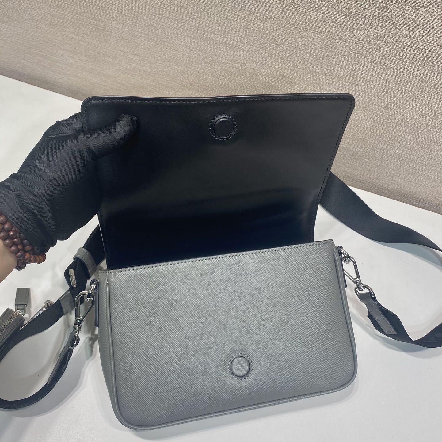 Prada Saffiano Leather Shoulder Bag - DopestKickz