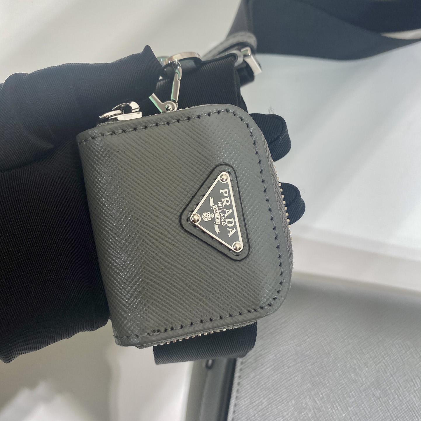 Prada Saffiano Leather Shoulder Bag - DopestKickz