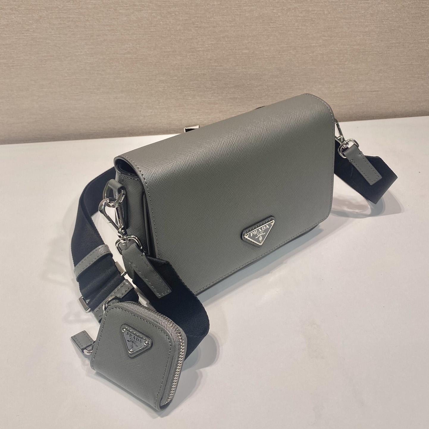 Prada Saffiano Leather Shoulder Bag - DopestKickz