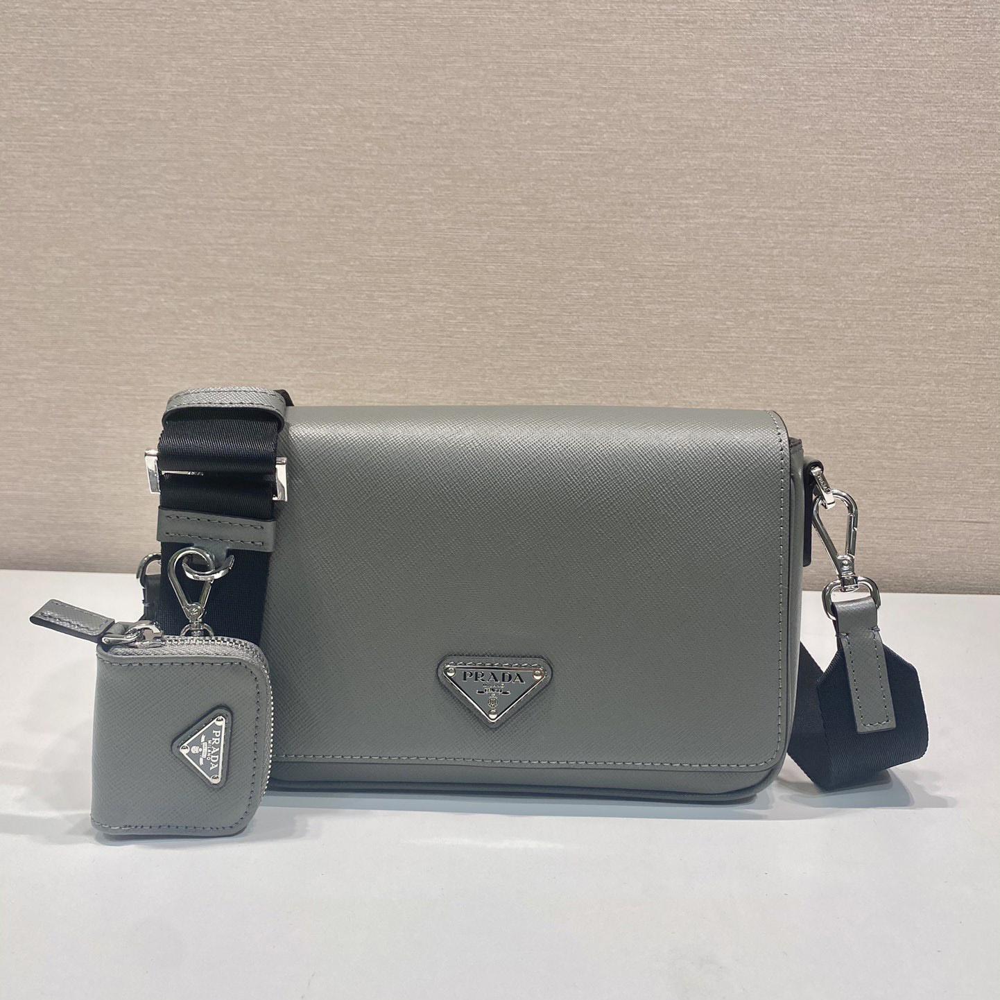 Prada Saffiano Leather Shoulder Bag - DopestKickz