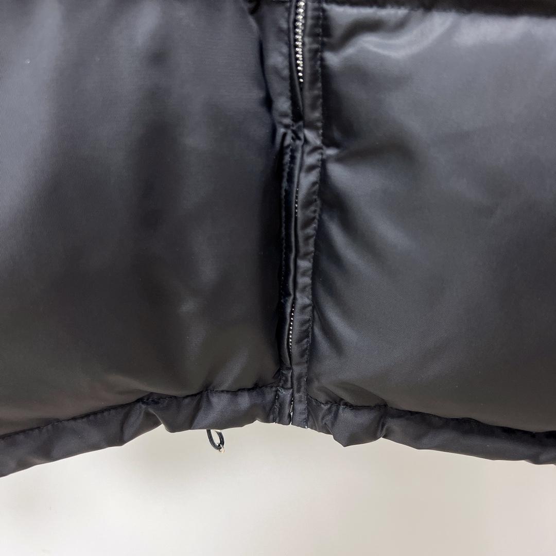 Prada Re-Nylon Gabardine Hooded Down Jacket - DopestKickz