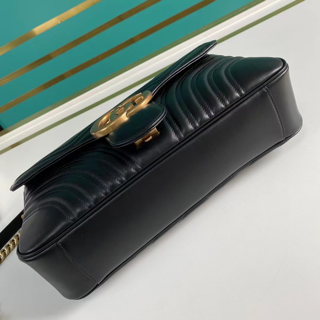 Gucci GG Marmont Medium Shoulder Bag(31-19-7CM)     - DopestKickz