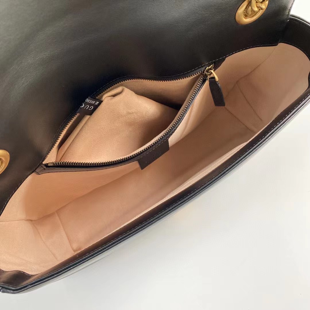 Gucci GG Marmont Medium Shoulder Bag(31-19-7CM)     - DopestKickz