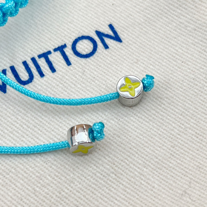 Louis Vuitton Monogram Colors Braided Bracelet   M1088A - DopestKickz