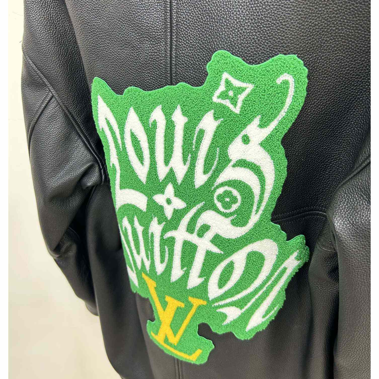 Louis Vuitton Long Leather Coach Jacket   - DopestKickz