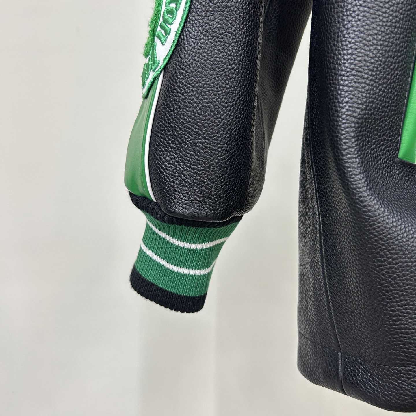 Louis Vuitton Long Leather Coach Jacket   - DopestKickz