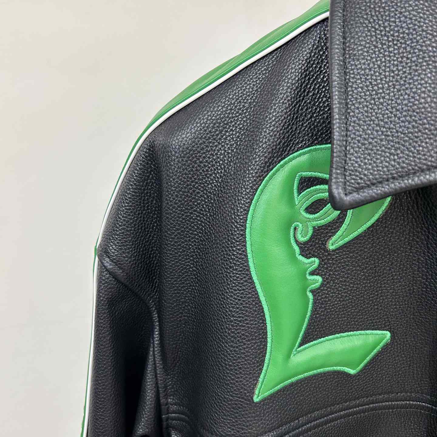 Louis Vuitton Long Leather Coach Jacket   - DopestKickz