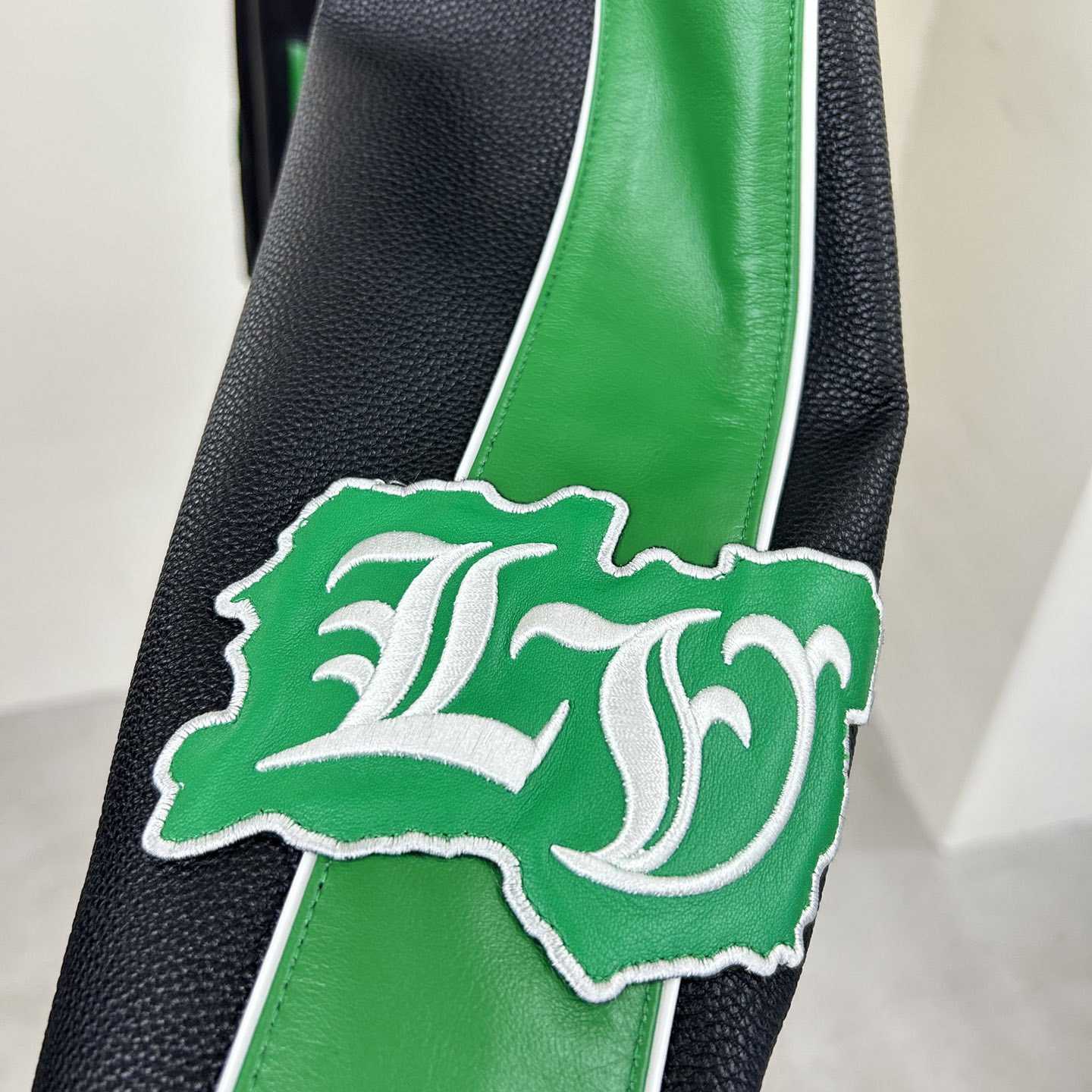 Louis Vuitton Long Leather Coach Jacket   - DopestKickz