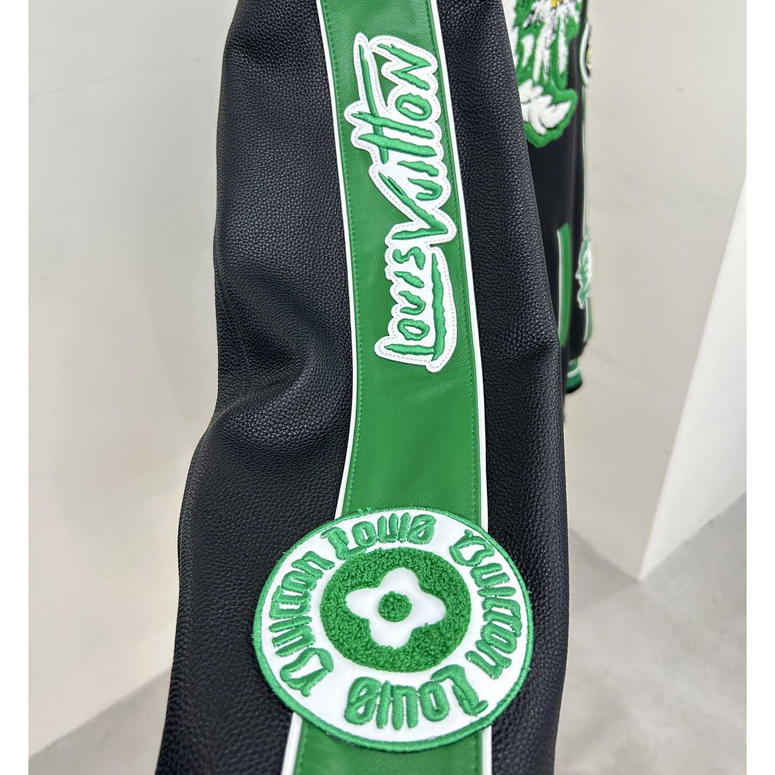 Louis Vuitton Long Leather Coach Jacket   - DopestKickz