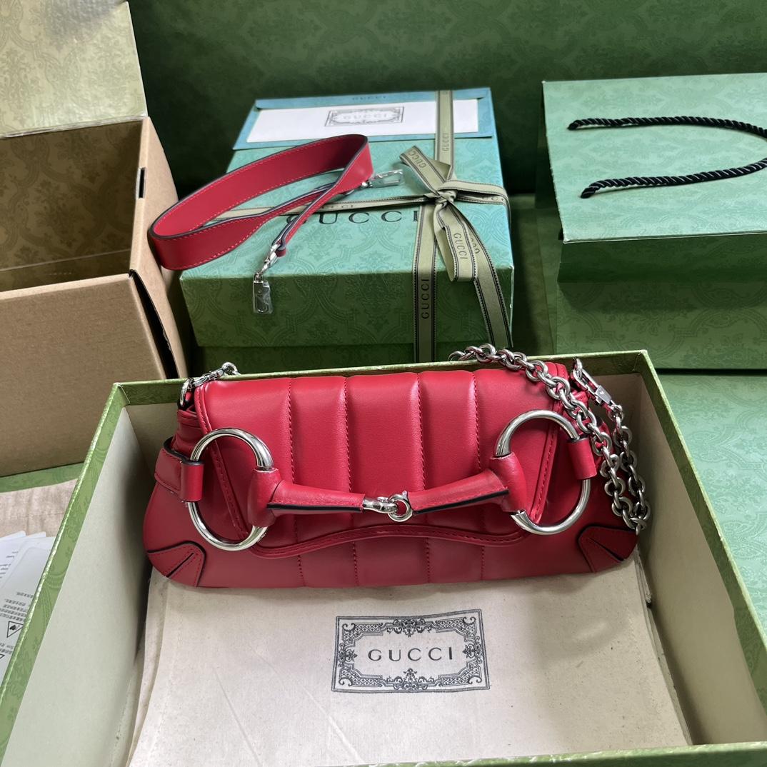 Gucci Horsebit Chain Small Shoulder Bag (27x 11.5x 5cm) - DopestKickz