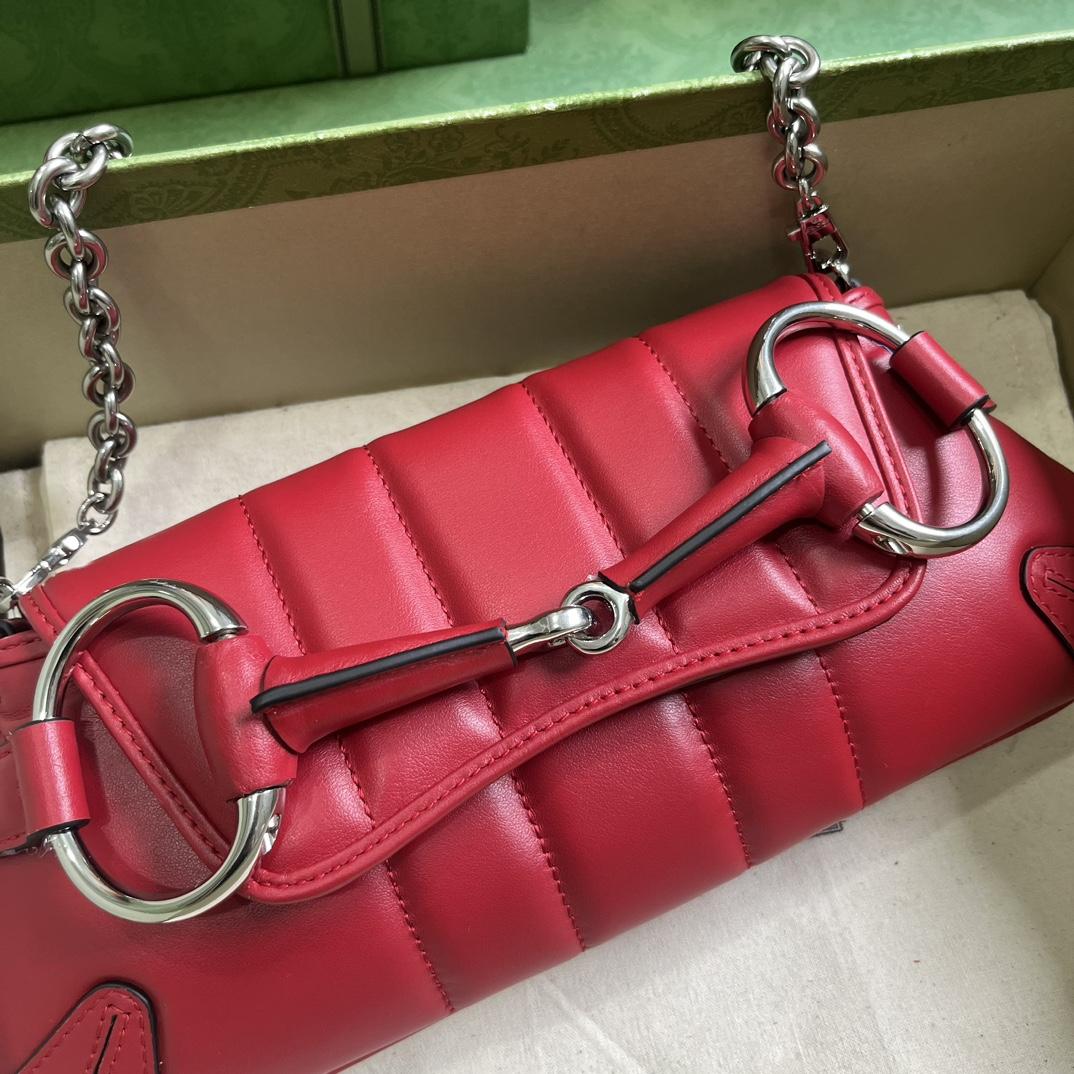Gucci Horsebit Chain Small Shoulder Bag (27x 11.5x 5cm) - DopestKickz