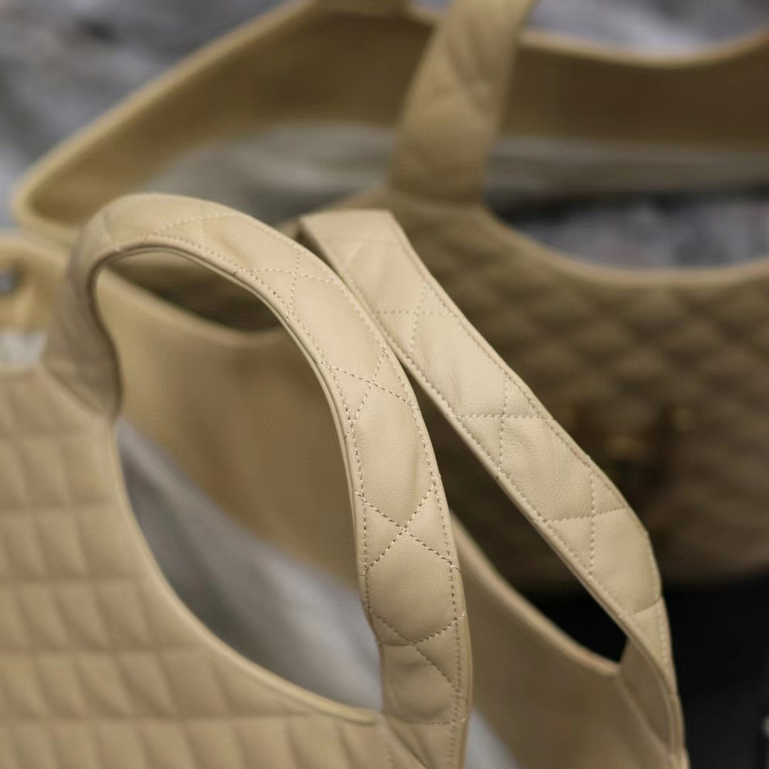 Saint Laurent Icare Extra large Embellished Quilted Leather Tote (58-34-8cm) - DopestKickz