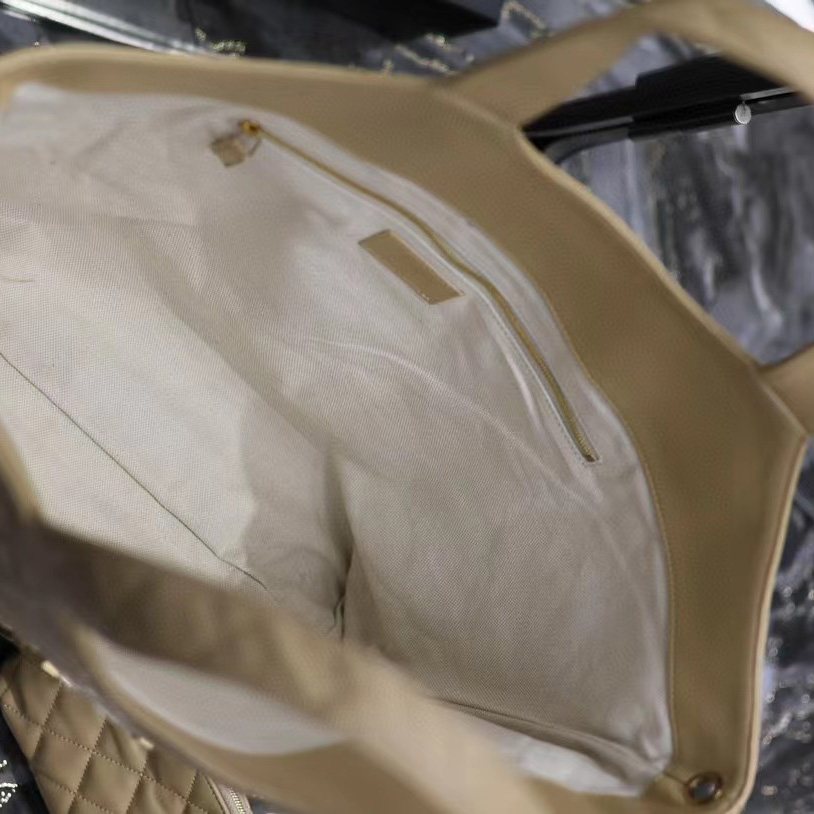 Saint Laurent Icare Extra large Embellished Quilted Leather Tote (58-34-8cm) - DopestKickz