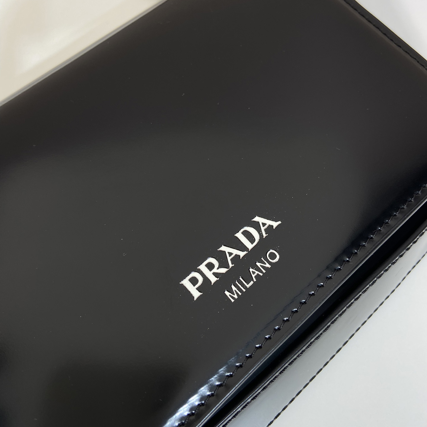 Prada Brushed Leather Mini-bag With Shoulder Strap - DopestKickz