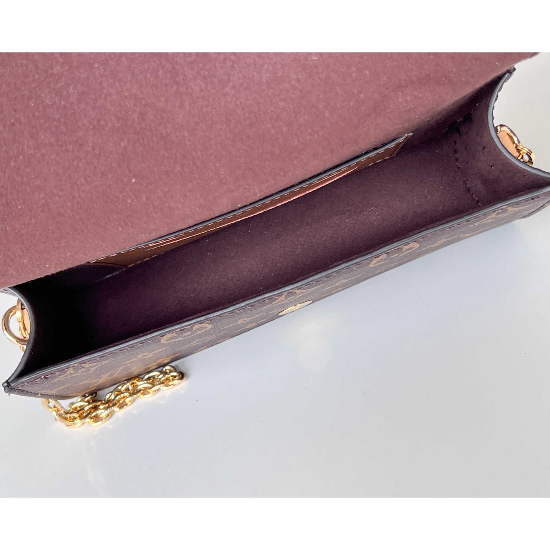 Louis Vuitton Wallet On Chain Lily (20.7 x 10.2 x 3.5cm)   M82509 - DopestKickz