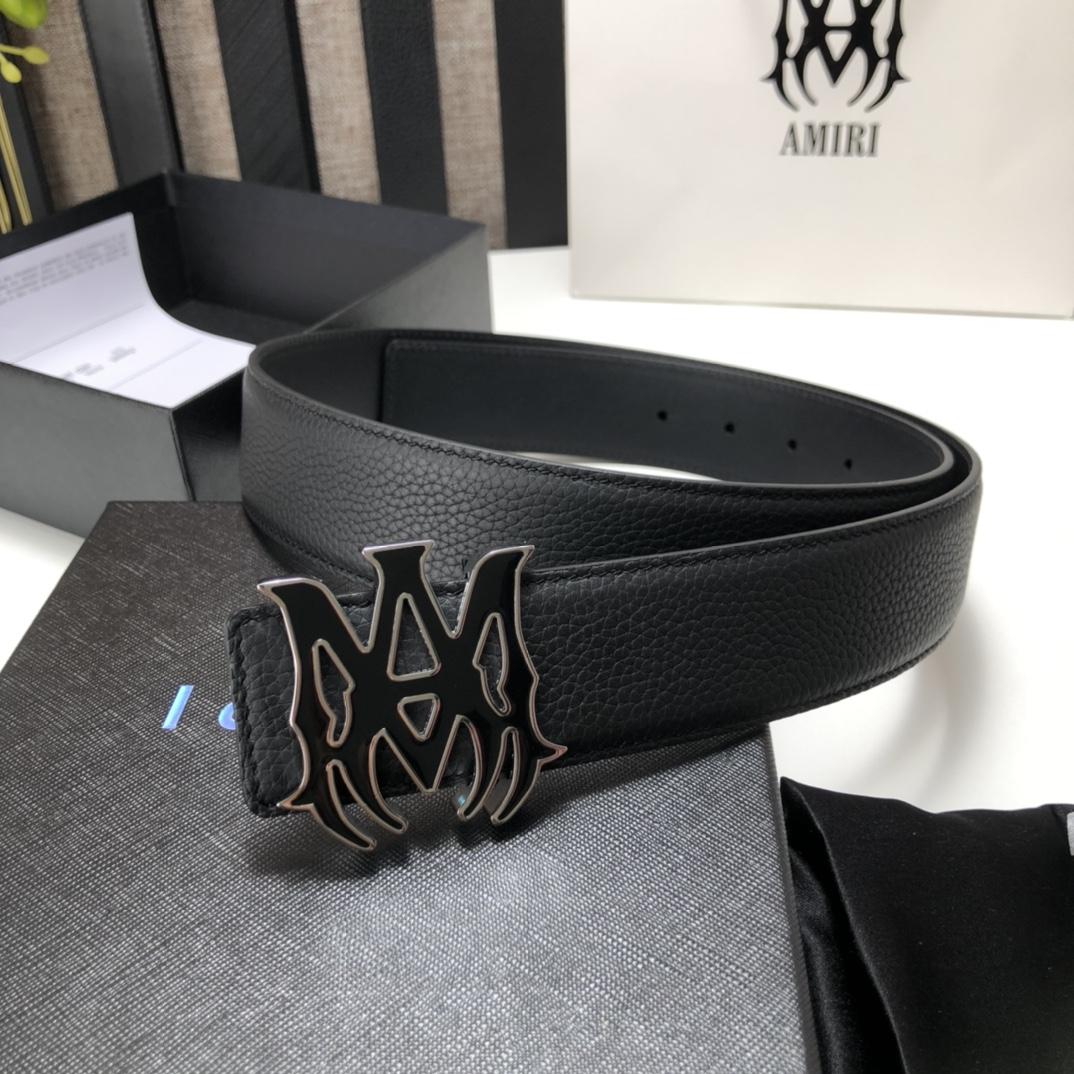 Amiri Ma Leather Belt - DopestKickz