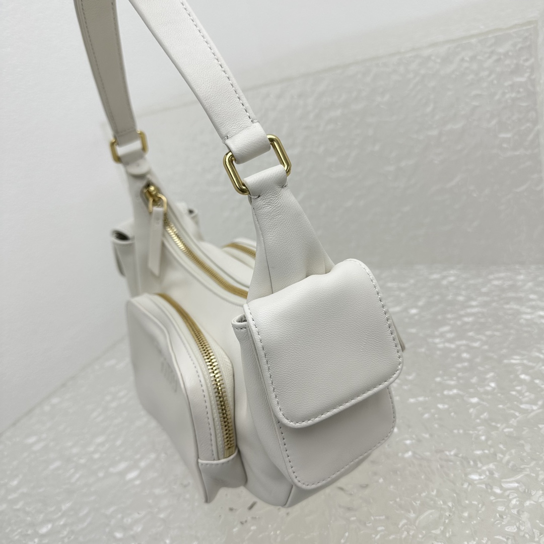 Miu Miu Nappa Leather Pocket Bag - DopestKickz